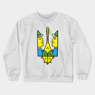 side by side fight for Ukraine Crewneck Sweatshirt